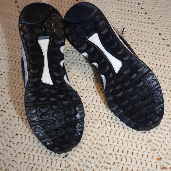 Madden Girl Black & Snake Skin Sneakers SZ 8.5 - Picture 6 of 7